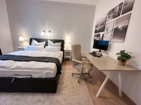 Modern City apt. -with 2 TV, Netflix and work desk